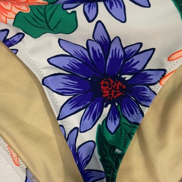 Old navy Floral Bathing Suit Bottoms Large - Picture 2 of 6